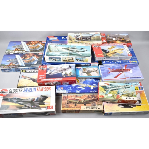 233 - A Collection of Twenty Various Plastic Model Aeroplane Kits, Unchecked