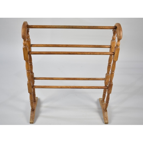 259 - A Victorian Style Towel Rail, 62cms Wide