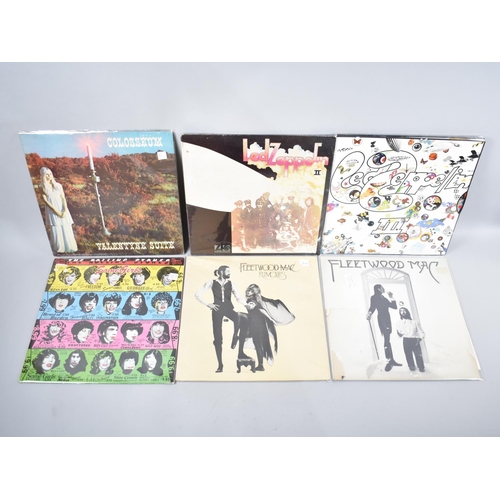 260 - A Collection of 33RPM Records to include Rolling Stones, Led Zeppelin, Fleetwood Mac, Jason and The ... 