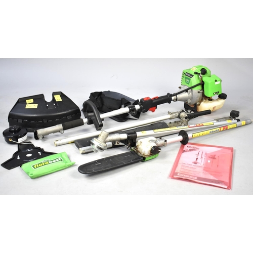 270 - A Florabest Four in One Petrol Multitool FBK4 B2 with Accessories, Working Order