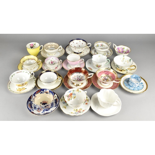 323 - A Collection of Various Cabinet Cups and Saucers to Comprise Hammersley, Royal Stafford, Aynsley etc