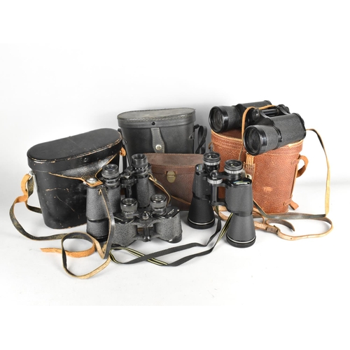 355 - Four Pairs of Various Cased Binoculars to Include Examples by Miranda, Pentax etc