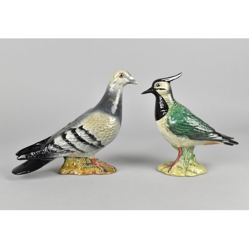 390 - A Beswick Pigeon Together with a Beswick Lapwing (Appears to Have Restoration)