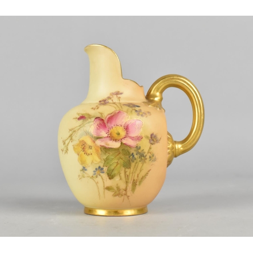 404 - A Royal Worcester Blush Ivory Jug, 1094, 11cm high