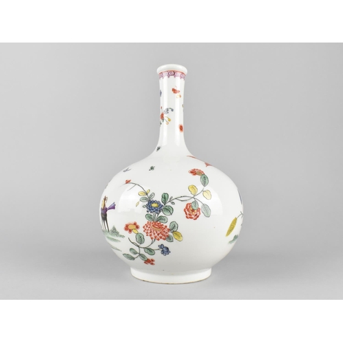 406 - A French Porcelain Sampson Chantilly Style Vase of Bottle form Decorated in Polychrome Enamels in th... 