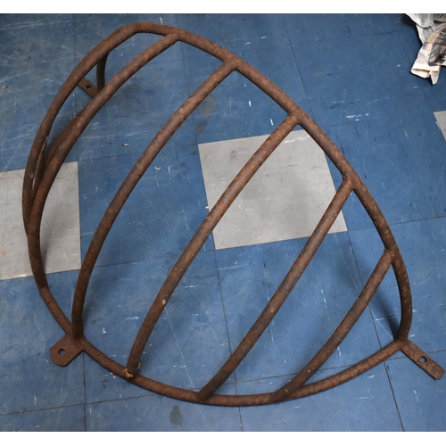 468 - A Late 19th/Early 20th Century Iron Stable Hay Cratch, 94cms Wide