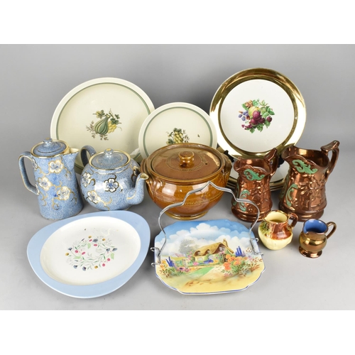 512 - A Collection of Various Ceramics to Comprise Royal Copenhagen Dishes, Teapot and Hot Water Jug, Trea... 