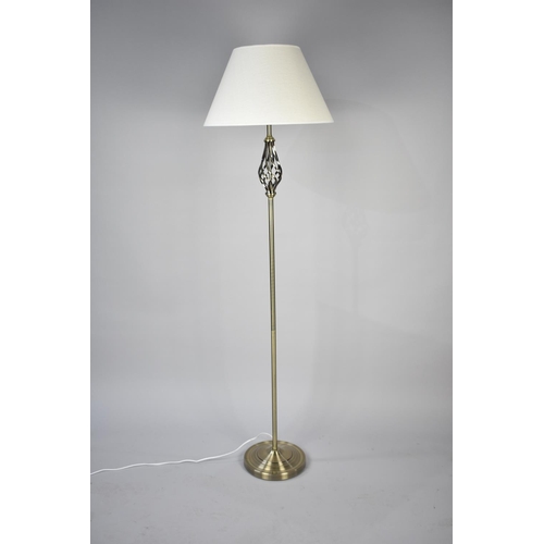 547 - A Modern Standard Lamp with Shade