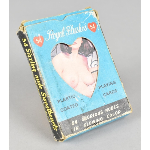 57 - A Vintage Novelty Pack of Risque Playing Cards, Royal Flashes 