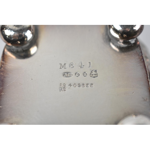 108 - A Late Victorian/Edwardian Silver Plated Three Piece Tea Service with Relief Art Nouveau Decoration