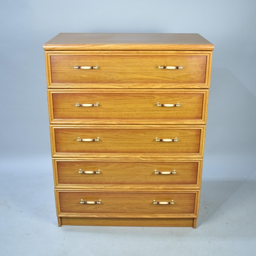 476 - A Modern Five Drawer Bedroom Chest