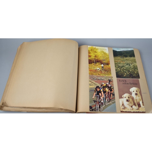 222 - A Large Scrapbook Containing the Birthday Cards Received by 