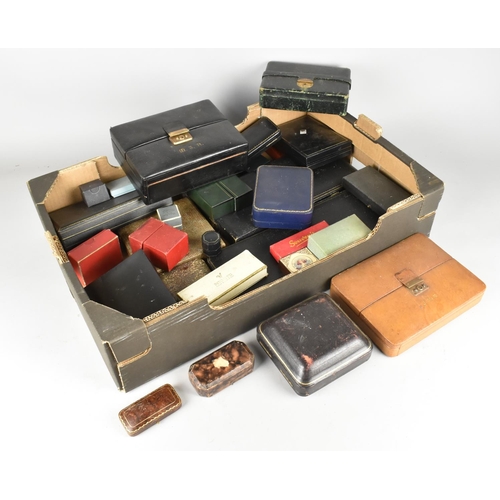 238 - A Collection of Various Vintage Jewellery and Cutlery Boxes