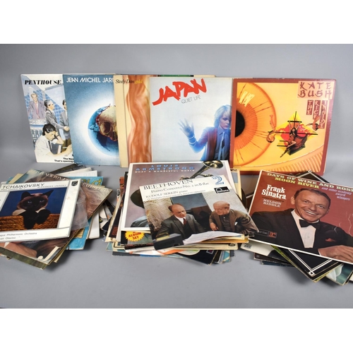 261 - A Collection of 33rpm Records to Include Frank Sinatra, Japan, Steely Dan, Kate Bush, David Essex, C... 