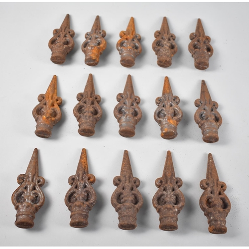 115 - A Collection of Various Reproduction Cast Finials, 12.5cms High