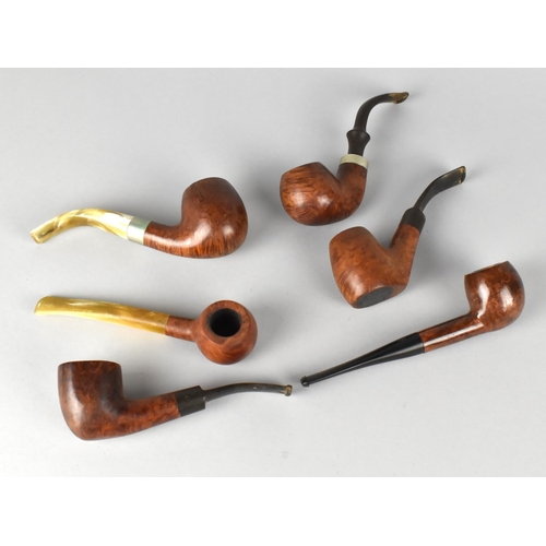 118 - A Collection of Early/Mid 20th Century Briar Pipes with Bags by Briar Woods, Parker Etc