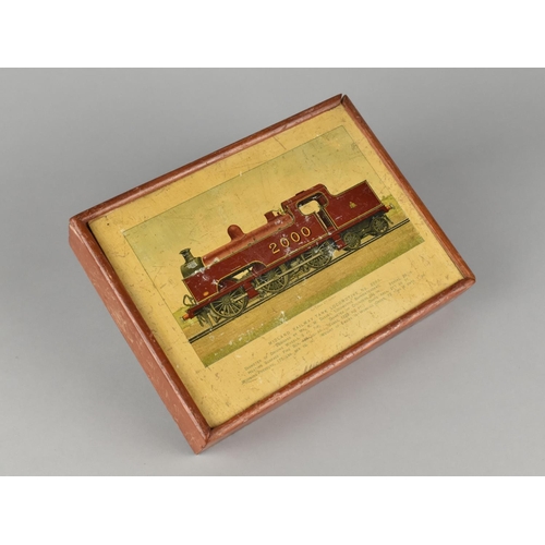 2 - An Early 20th Century Double Sided Fret Cut Wooden Jigsaw, Midland Railway Tank Loco and Great Centr... 