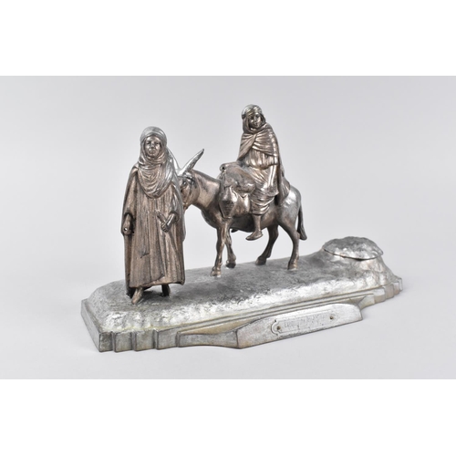 52 - A Novelty French Religious Desktop Ink Stand, A Souvenir of The Paris Colonial Exposition 1931 in th... 