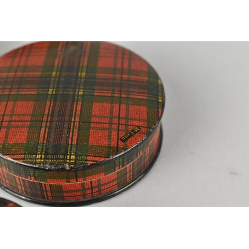 63 - A Collection of Four Tartan Ware Circular Lidded Boxes