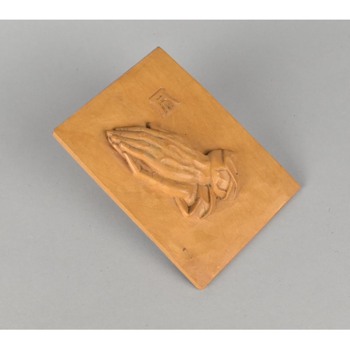 7 - A Rectangular Carved Boxwood Religious Plaque after Albrecht Durer, 11.5x8cms