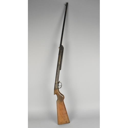 99 - A Vintage .177 Calibre Underlever Air Rifle, The Diana Model 27, with Later Carrying Bag