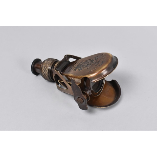 26 - A Reproduction Brass Pocket Monocular as was Made by R&J Beck Ltd, London 1857, 9.5cms High