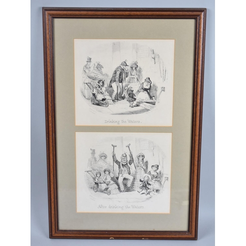 267 - A Double Framed Print, 