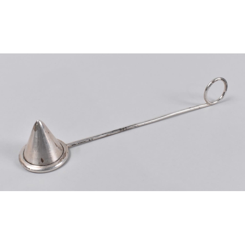 4 - A Sterling Silver Candle Snuffer by B&M