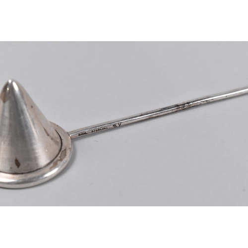 4 - A Sterling Silver Candle Snuffer by B&M