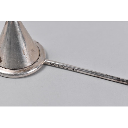 4 - A Sterling Silver Candle Snuffer by B&M