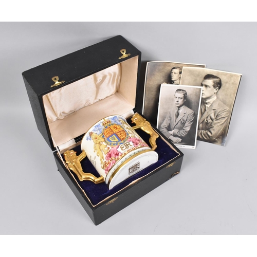 40 - A Boxed Paragon Commemorative Loving Mug for the Coronation of King Edward VIII together with Photog... 