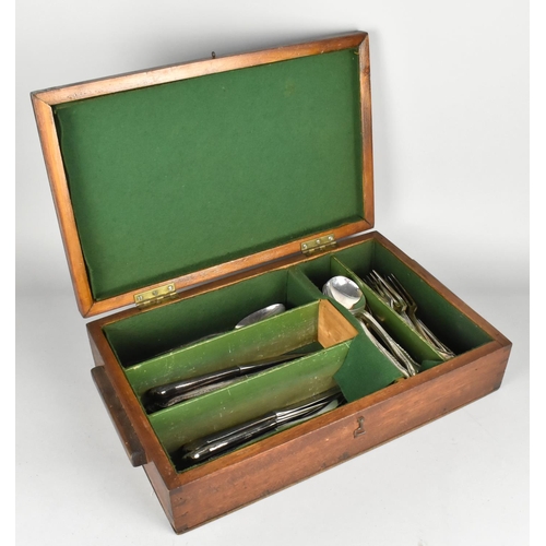 43 - An Art Deco Cutlery Box Containing Arthur Price Cutlery