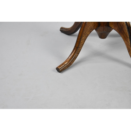 495 - A Late 20th Century Oak Circular Coffee Table, 59cms Diameter