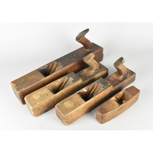 507 - A Collection of Various Jack Plane Bodies, Turned Wooden Bowl, Sorrento Workbox and a Carved Box