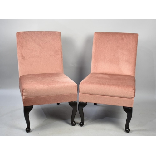 537 - A Pair of Modern Upholstered Nursing/Reception Chairs