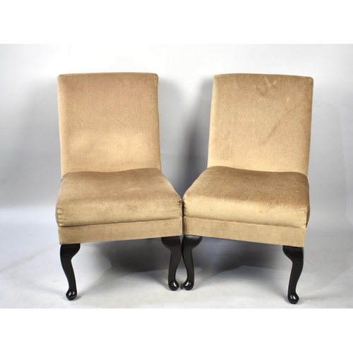 538 - A Pair of Modern Upholstered Nursing/Reception Chairs