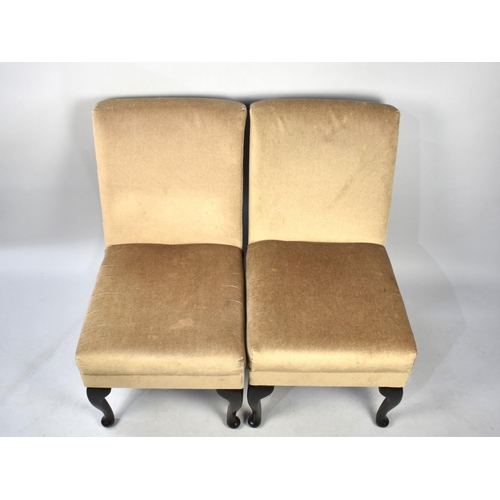 538 - A Pair of Modern Upholstered Nursing/Reception Chairs