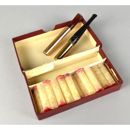 10 - Two Ladies Cigarette Holders with Crystal Filters, by Dunhill