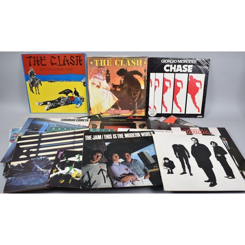 104 - A Collection of 33 RPM Records to Include The Clash, David Bowie, The Buzzcocks, Lou Reed, The Rolli... 