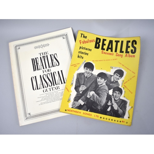 106 - Two Beatles Song Books, 1962 Souvenir Song Album and The Beatles for Classical Guitar