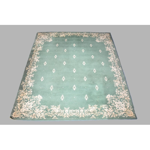 508 - A Mid/Late 20th Century Patterned Carpet on Green Ground, 266x228cm