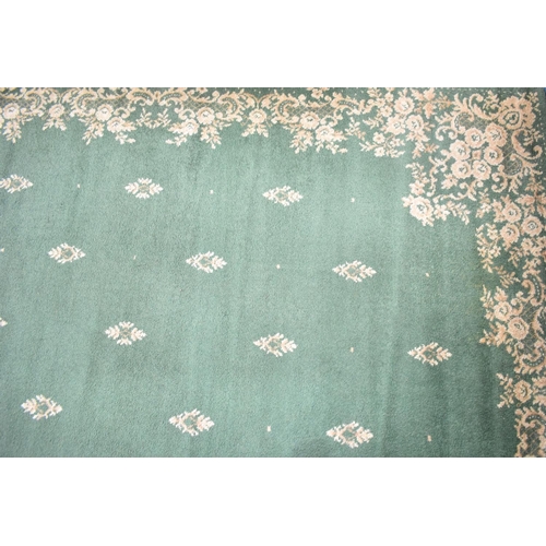 508 - A Mid/Late 20th Century Patterned Carpet on Green Ground, 266x228cm