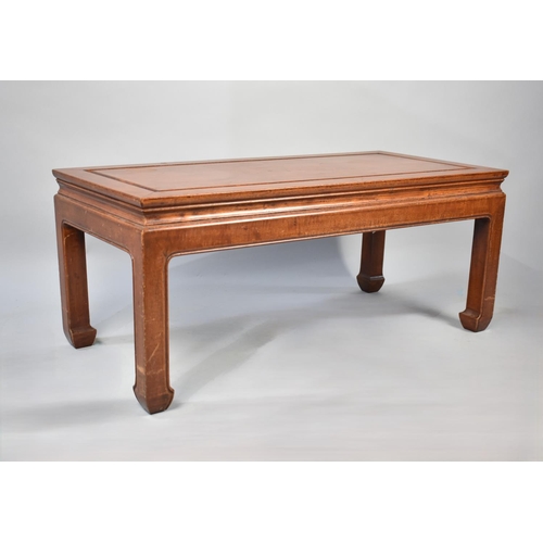 511 - A Modern Chinese Rectangular Coffee Table, 95cm x 42cm