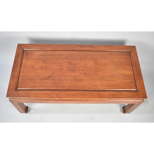 511 - A Modern Chinese Rectangular Coffee Table, 95cm x 42cm