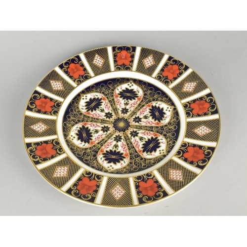 85 - A Royal Crown Derby Imari Plate, Pattern 1128