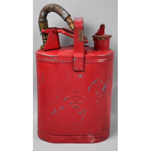 13 - A Vintage American Safety Fuel Can by Protectoseal, Chicago, No 245