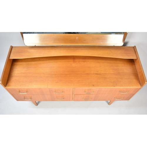 559 - A 1970s Four Drawer Dressing Chest, 121cms Wide