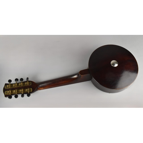 84 - A Vintage Cased Eight String Banjolele