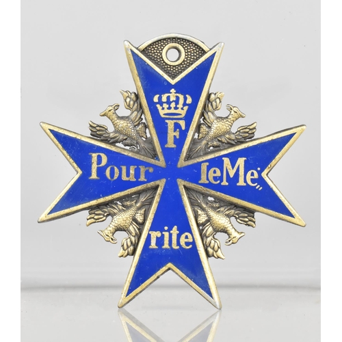 33 - A Reproduction German Imperial WWI Type 'Pour Le Merite' Blue Max Cross