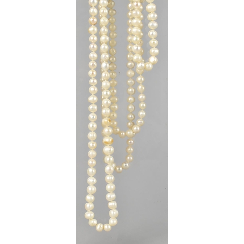 436 - A Pearl Necklace, 114cm Long